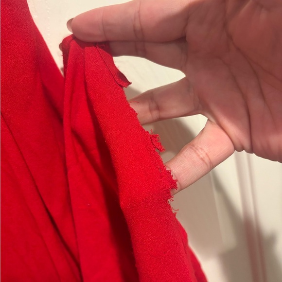 Reformation Mylah Red Cherry Midi Dress size 6 - Picture 6 of 7